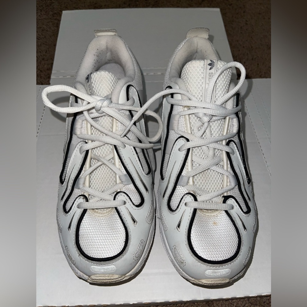 Men's Size 7.5 Adidas Eqt Gazelle Crystal White E… - image 1